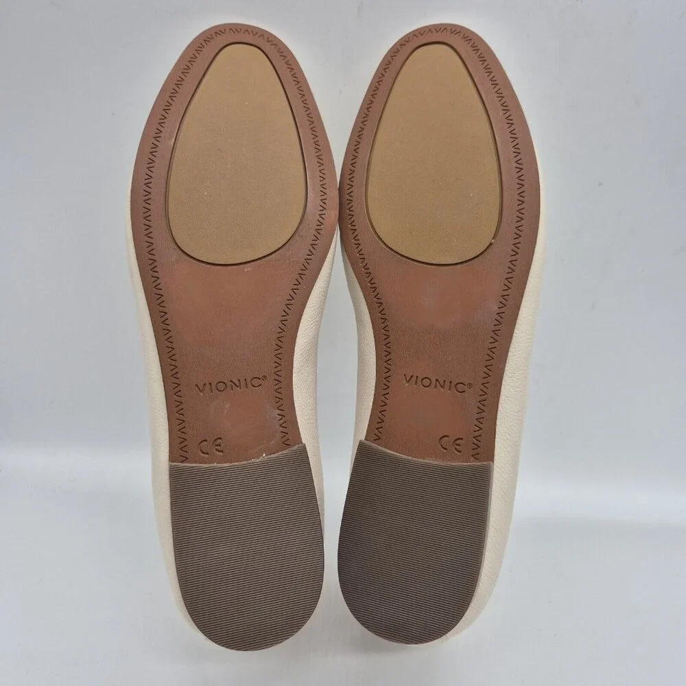 Vionic Willa Womens Size 9 M Slip On Flats Loafers Whit Arch Support Ivory (62) - Picture 6 of 9